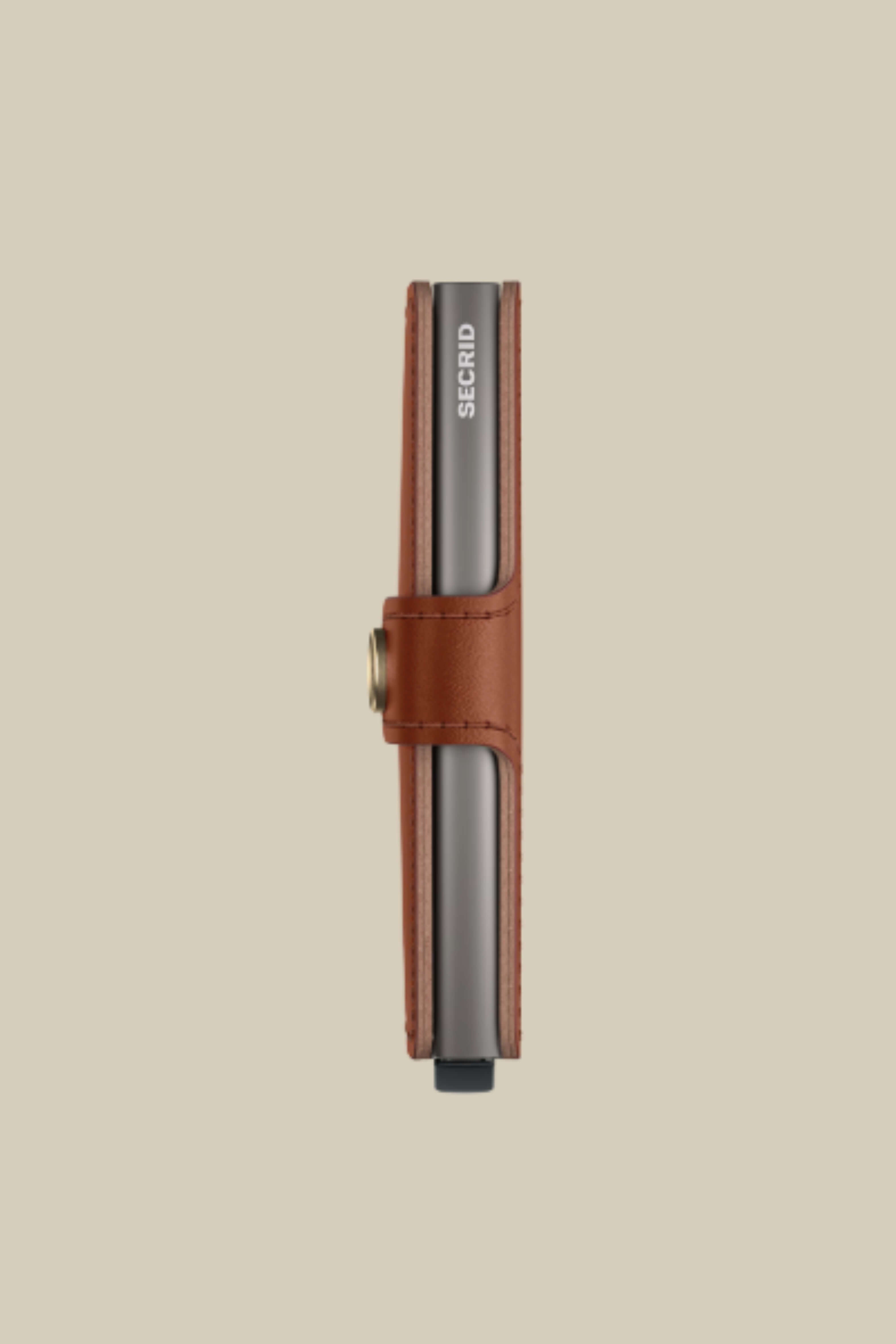 SECRID Miniwallet texano in Saddle side