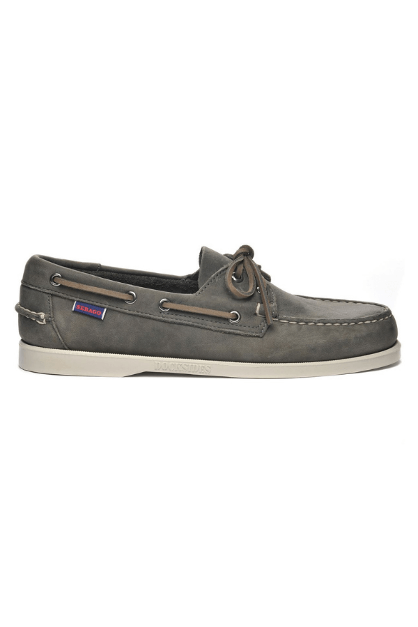Sebago Docksides Crazy H Shoe in dark grey