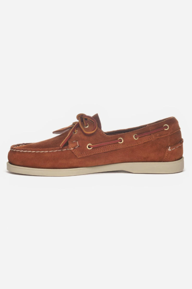 Sebago Portland Artisan in Castagna side view 