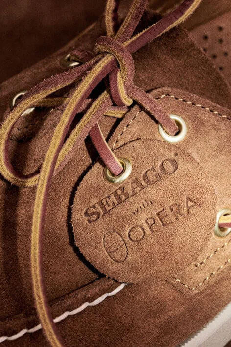 Sebago Portland Artisan in Castagna close up