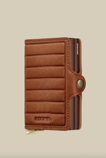 Secrid TwinWallet Emboss in cognac