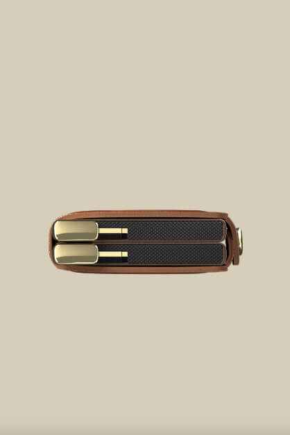 Secrid TwinWallet Emboss in cognac