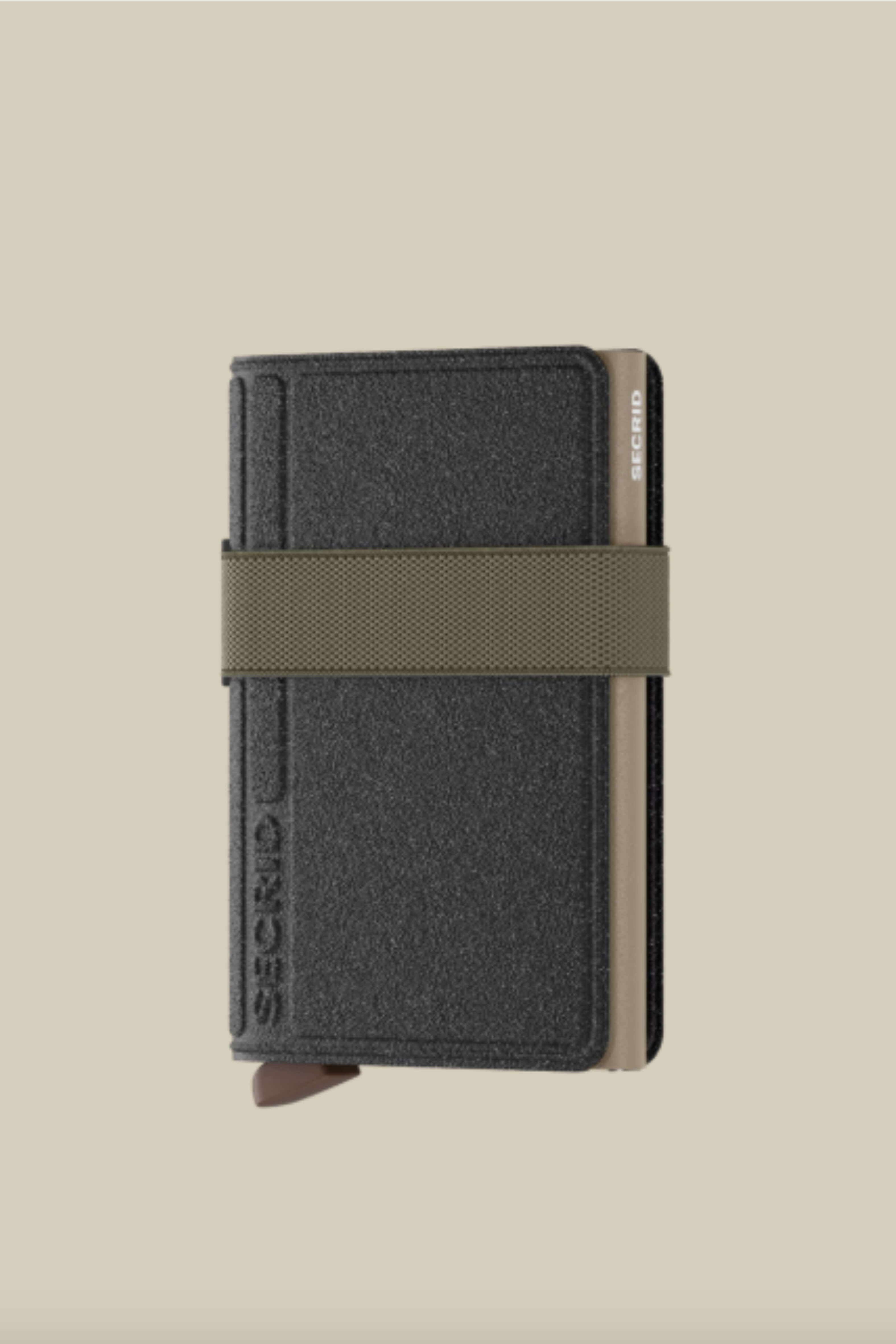 Secrid Band Wallet Liba in Black/Olive
