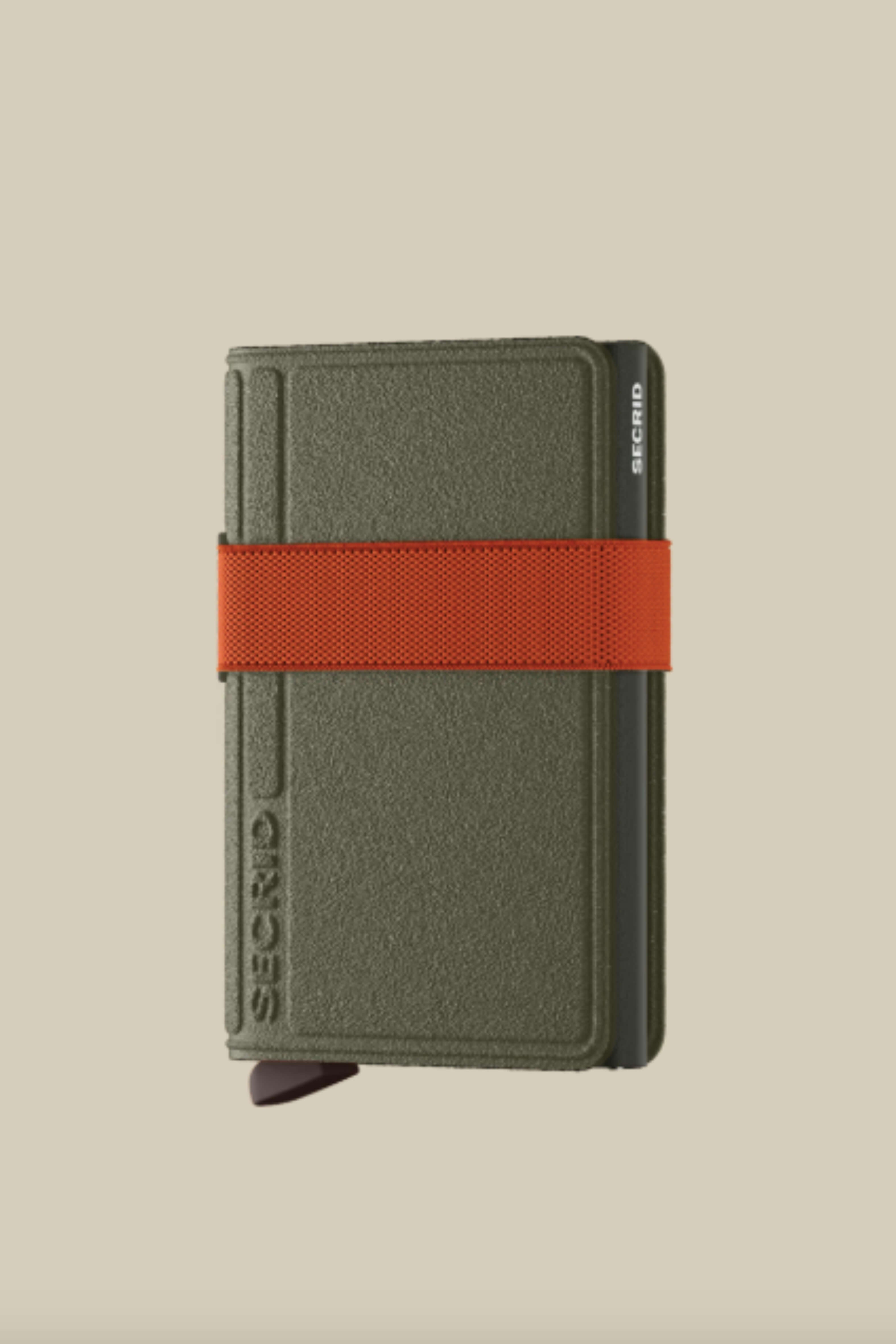 Secrid Band Wallet Liba in Green/Orange
