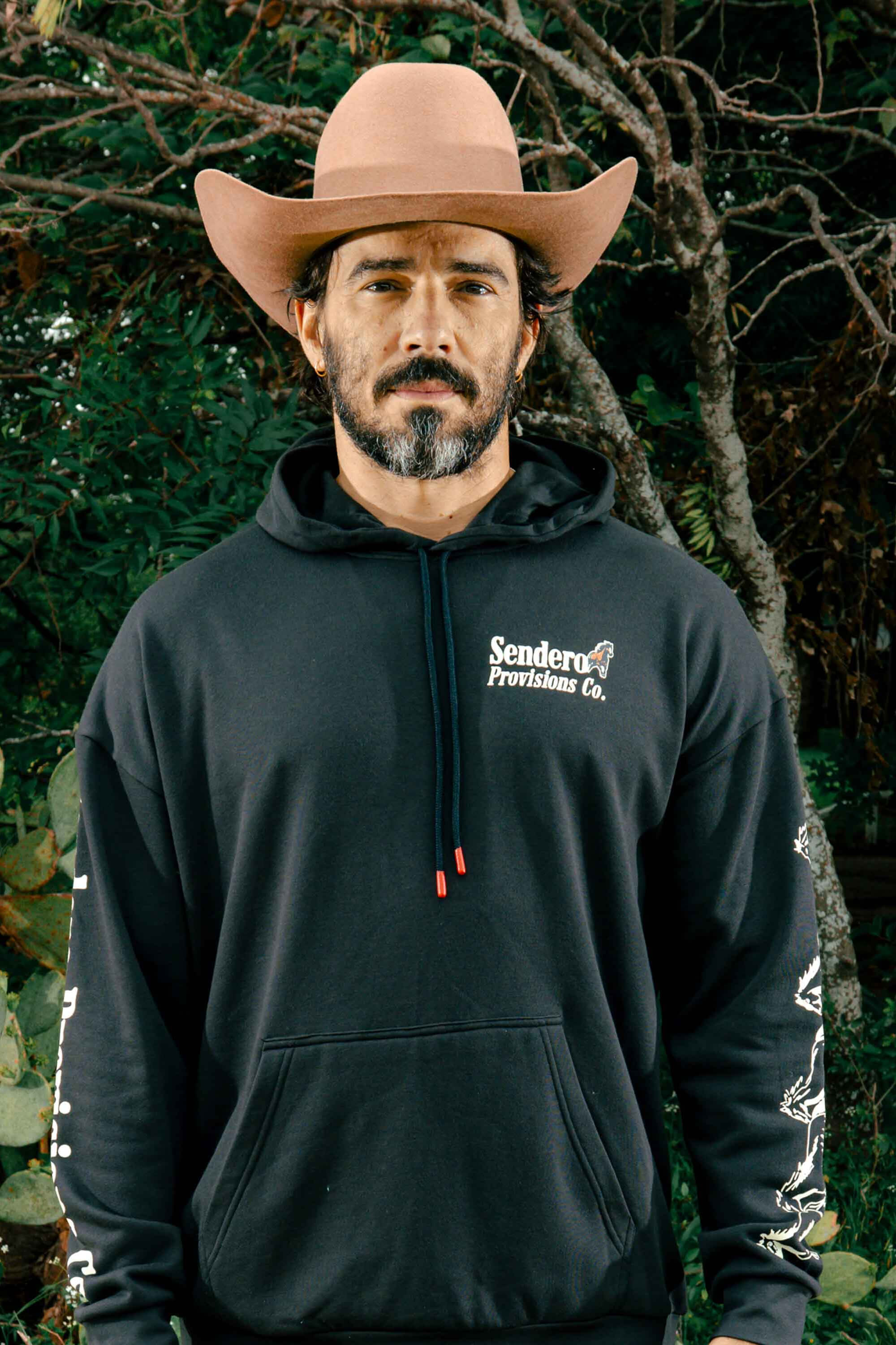 Sendero Provisions Co. Monanatana men's graphic hoodie with Western-inspired artwork and classic pullover design.