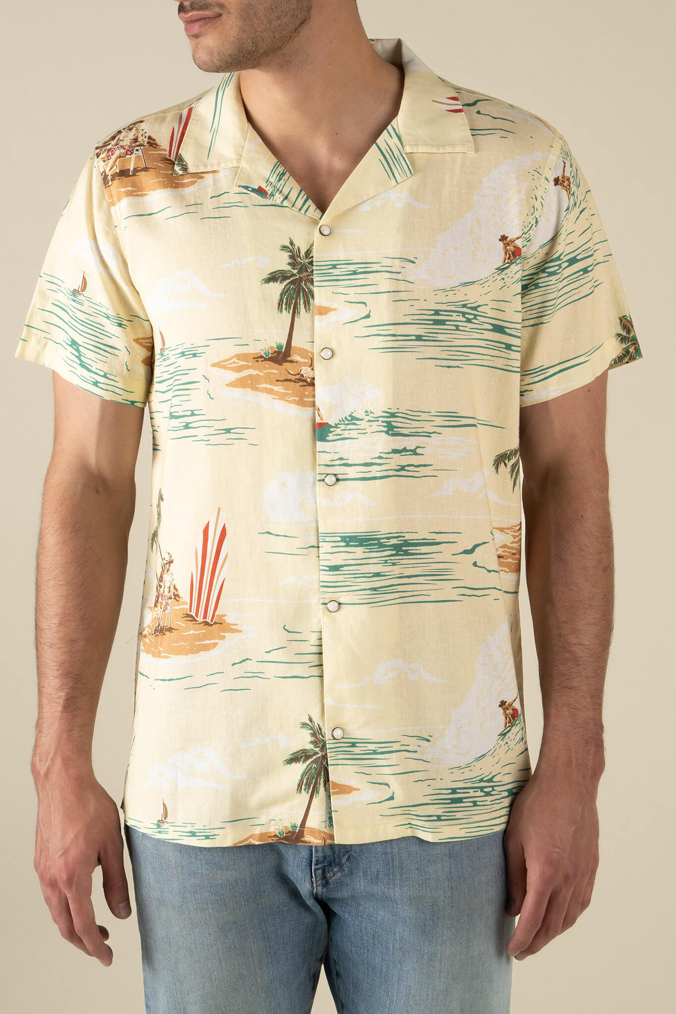Sendero Padre short sleeve Shirt in malibu cowboy