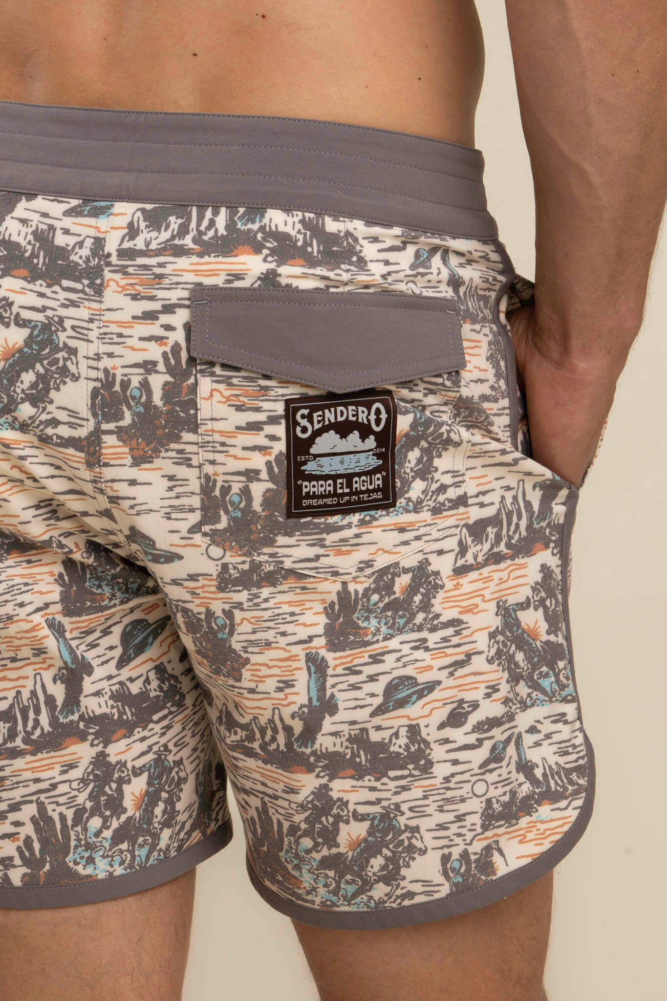 Sendero point bar boardshorts indesert abduction