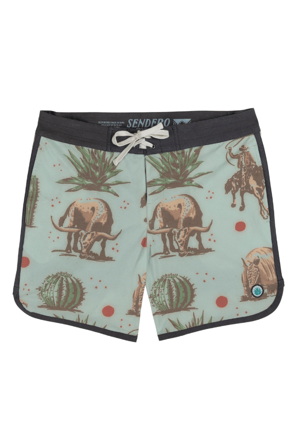 Sendero Point Bar Boardshorts in dos neuces