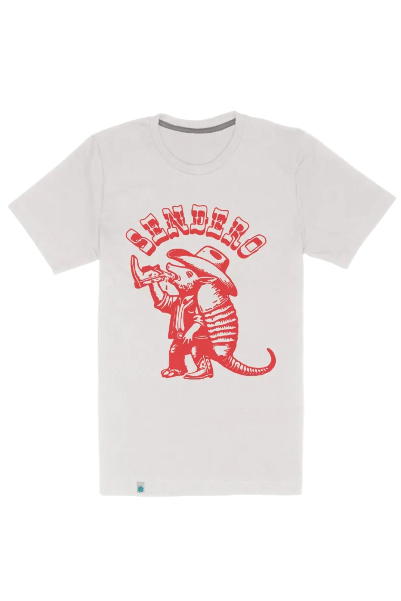 Sendero Armadillo T-Shirt in Vintage White 
