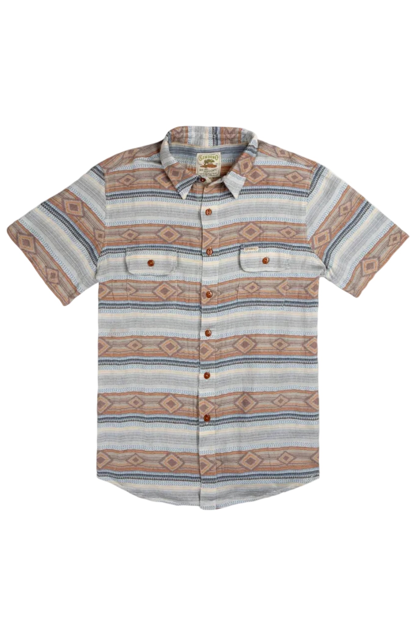 Sendero Boquillas Short Sleeve Shirt in Sonoita Stripe