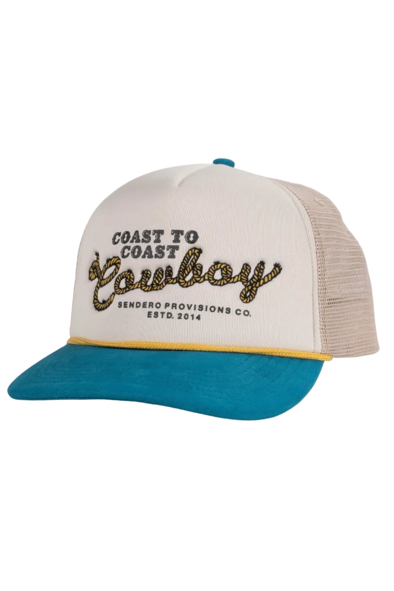 SenderoCoasttoCowboyHatCream-Teal