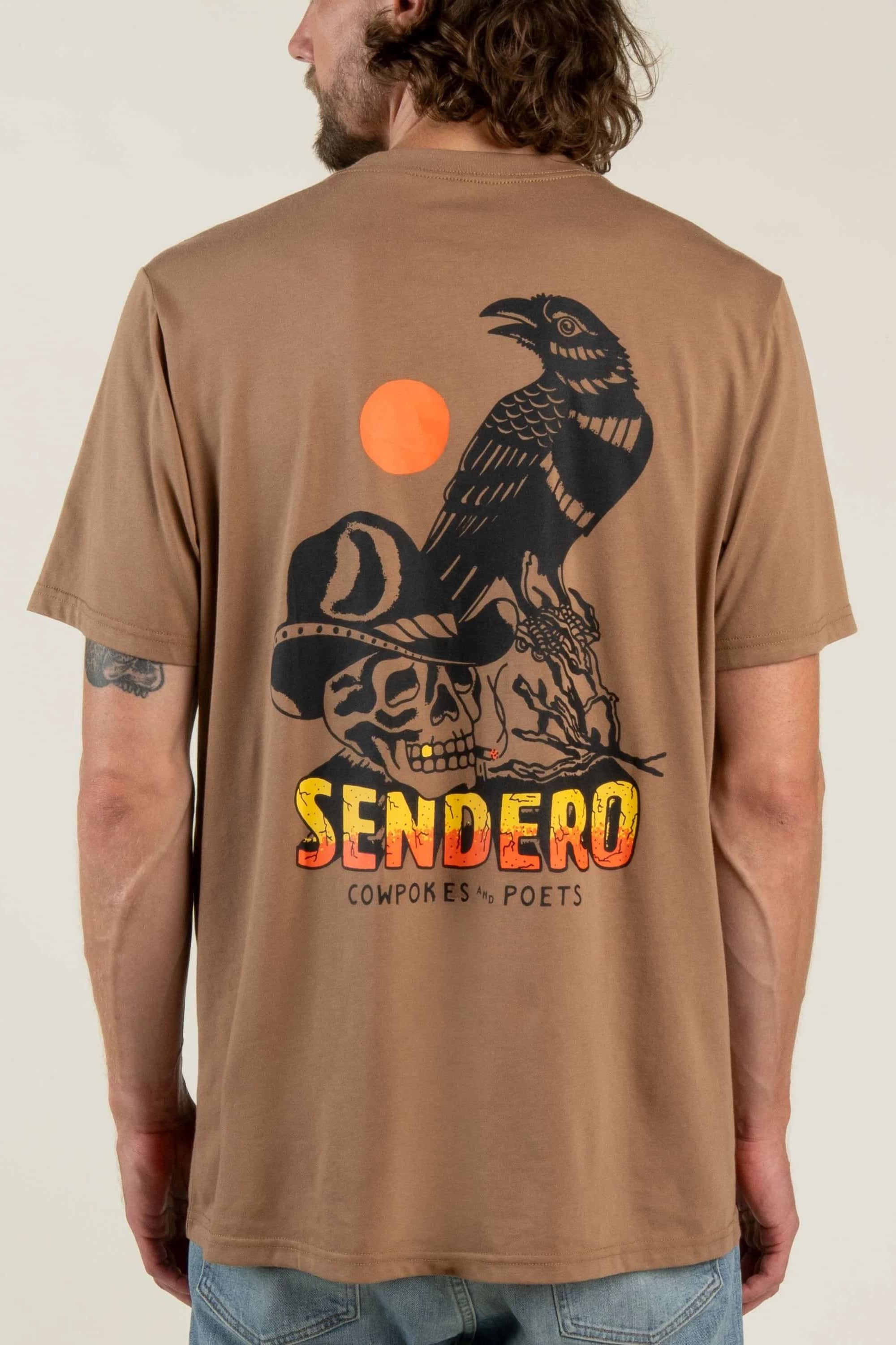 Sendero Cowpokes & Poets Shirt in Brown