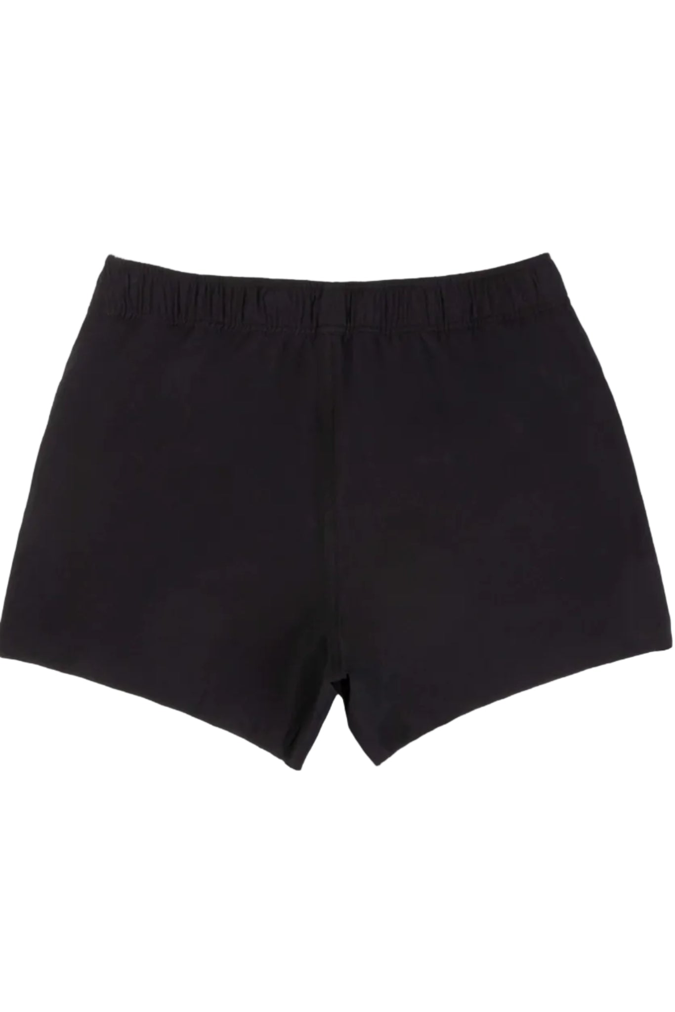 Black shorts on a white background
