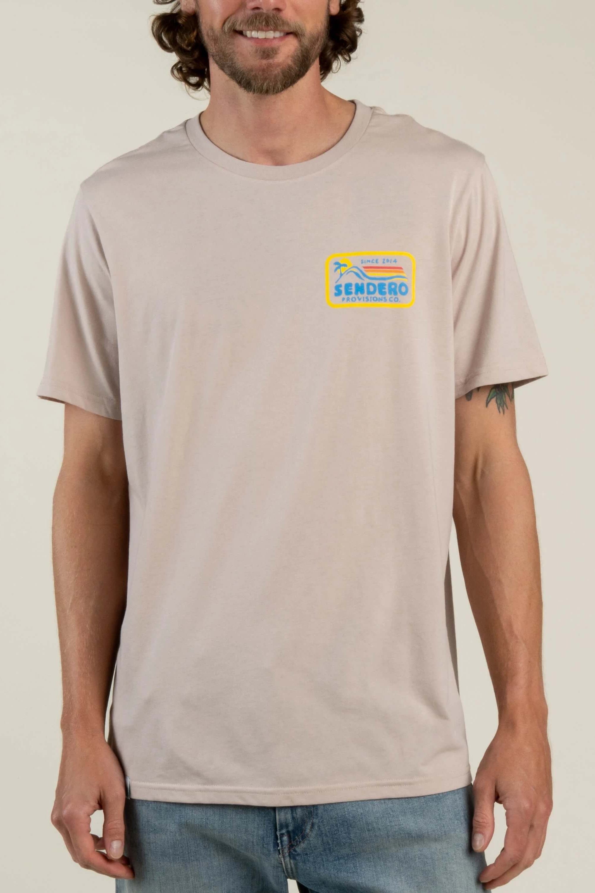 Sendero Dude Buggy Shirt in Sand front fit