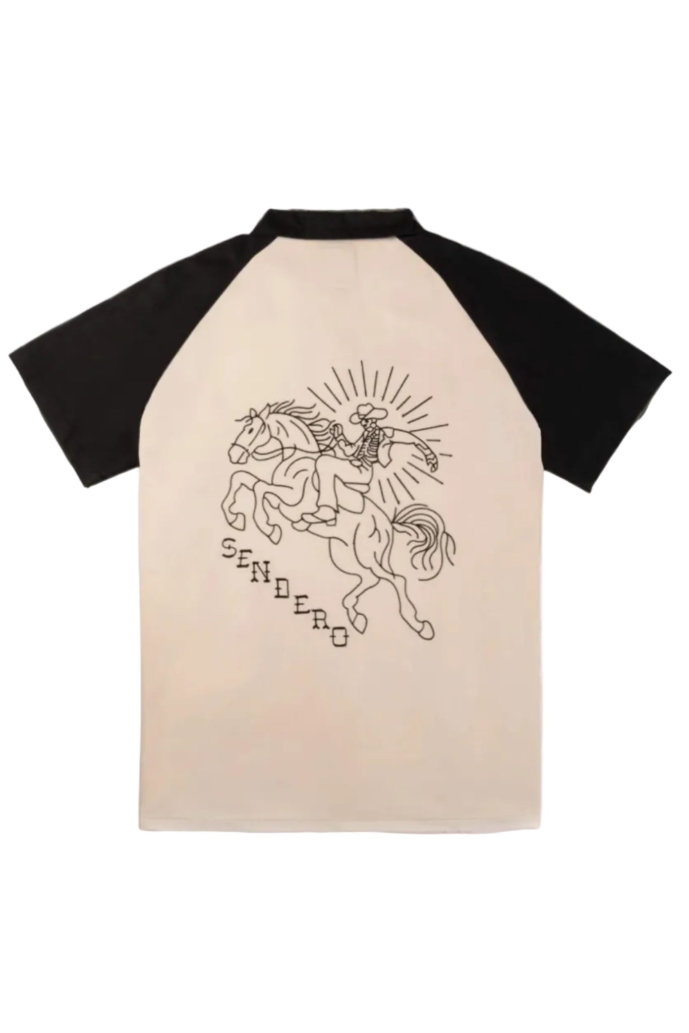 Sendero Saloon Short Sleeve in Pale Rider flat product back