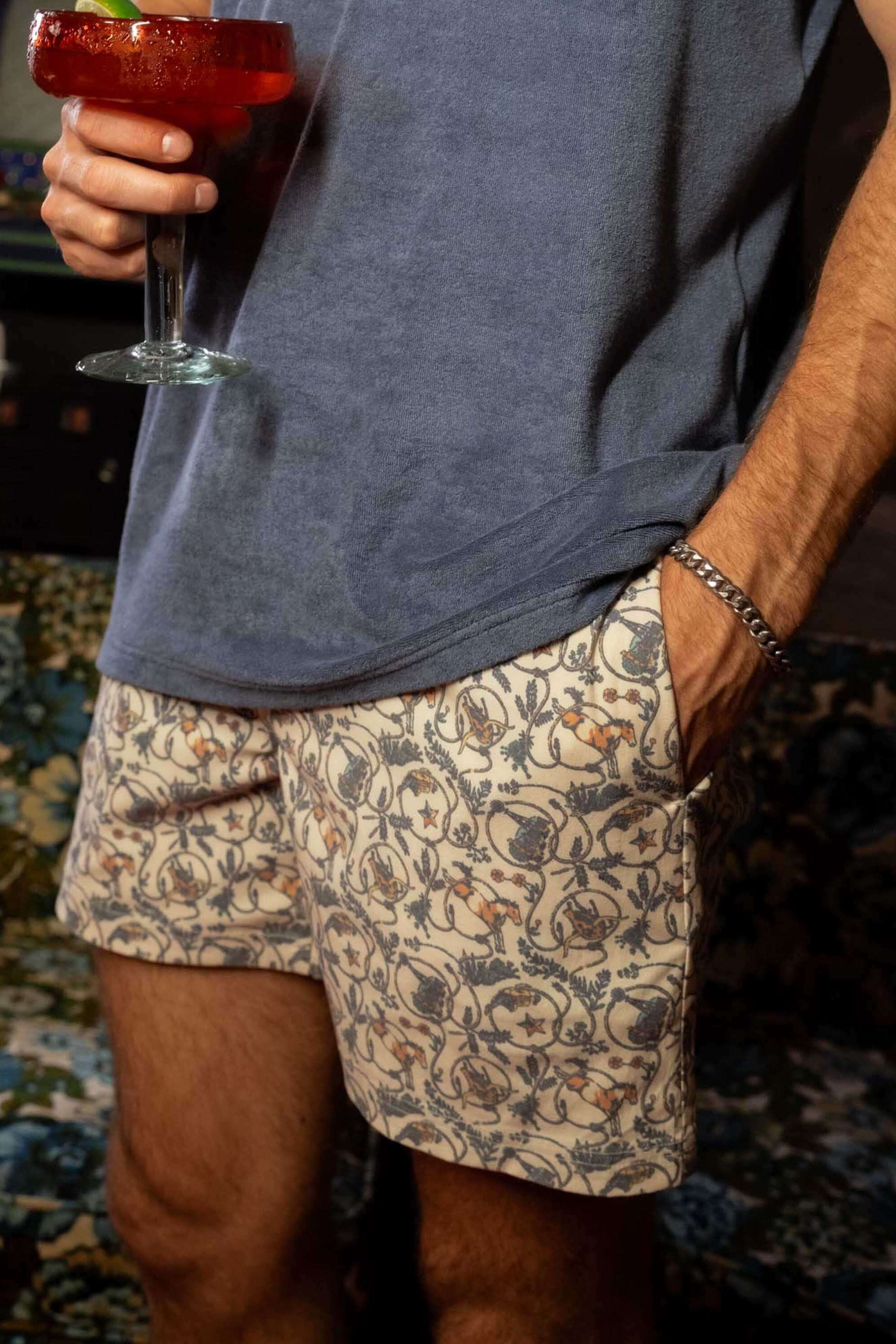 Sendero The Barton Elastic Boardshort in High Lonesome
