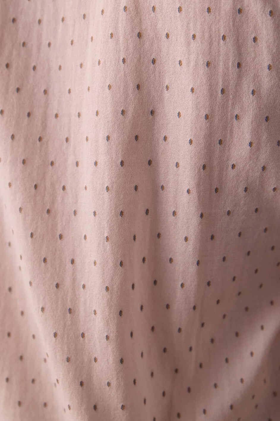 The Normal Brand Fresh water Everyday Shirt in Nep Dobby fabric close up