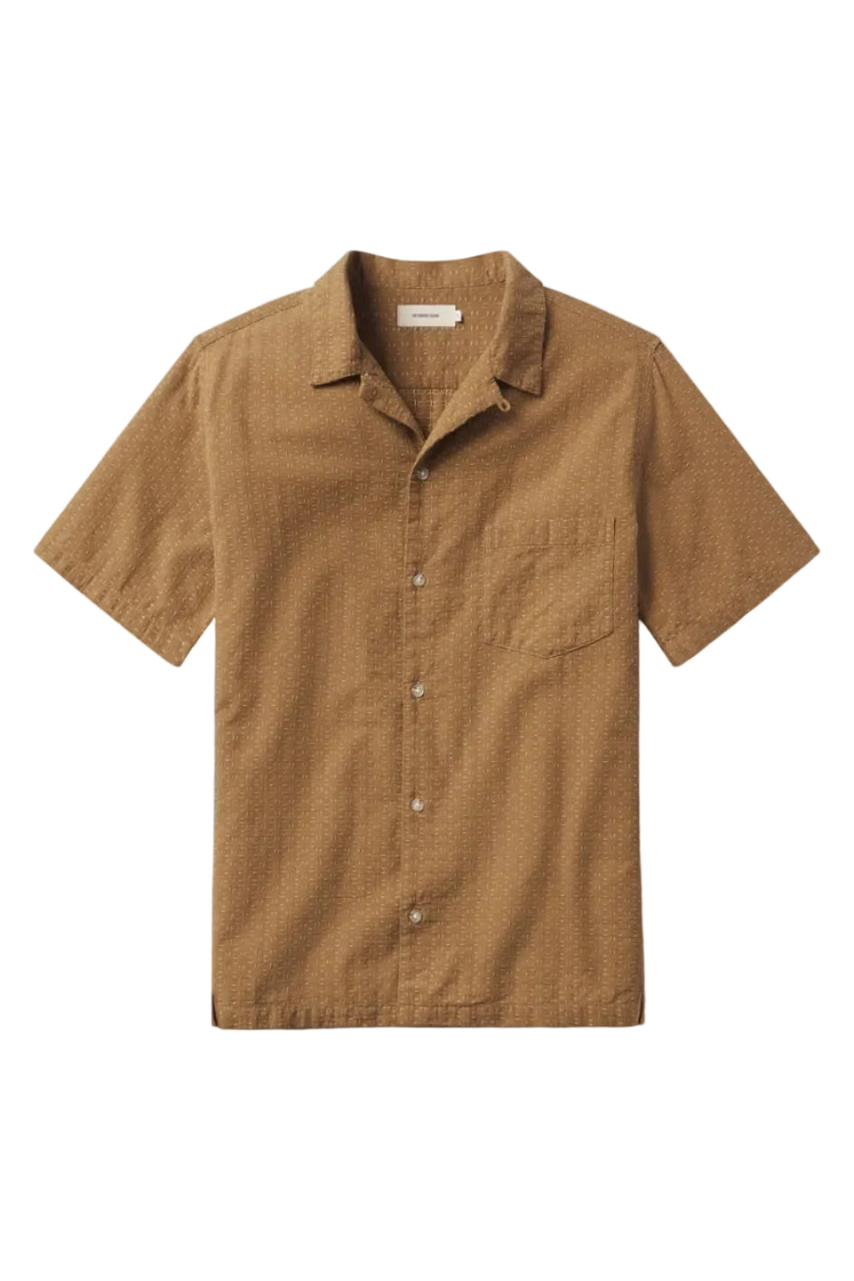The Normal Band Freshwater Resort Shirt on Dark Khaki flat product