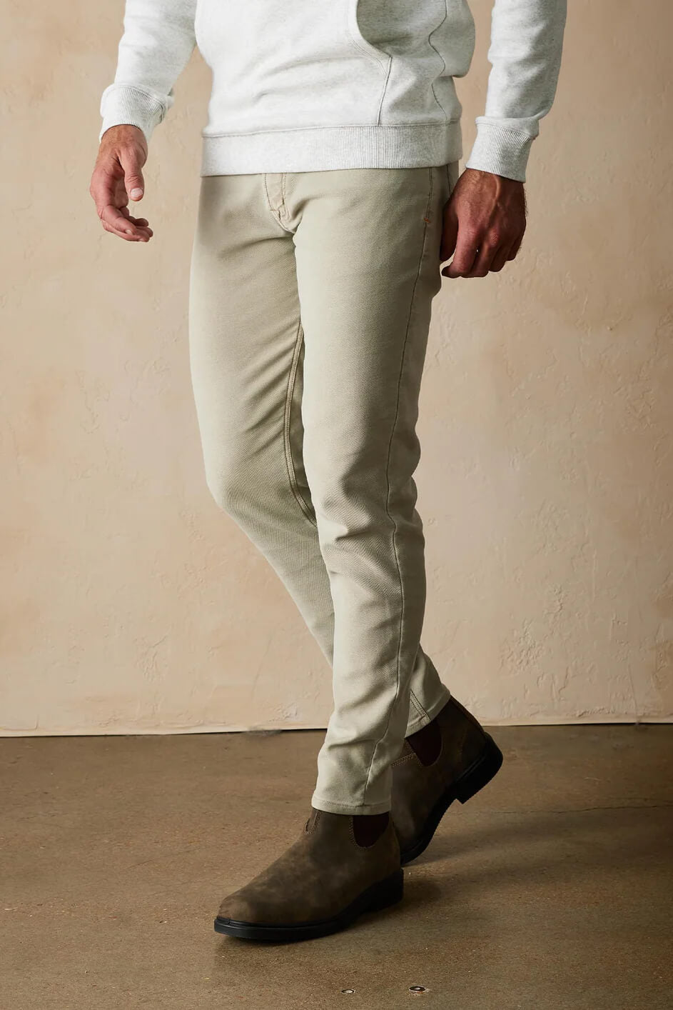 The Normal Brand Comfort Terry Pant in sand dune