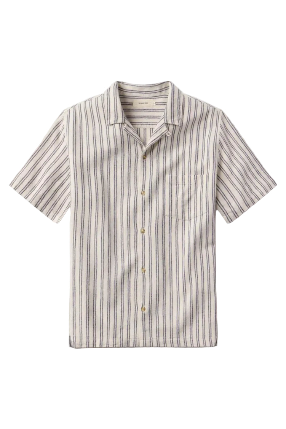 The Normal Brand Freshwater Resort Shirtin in Vintage Blue Stripe