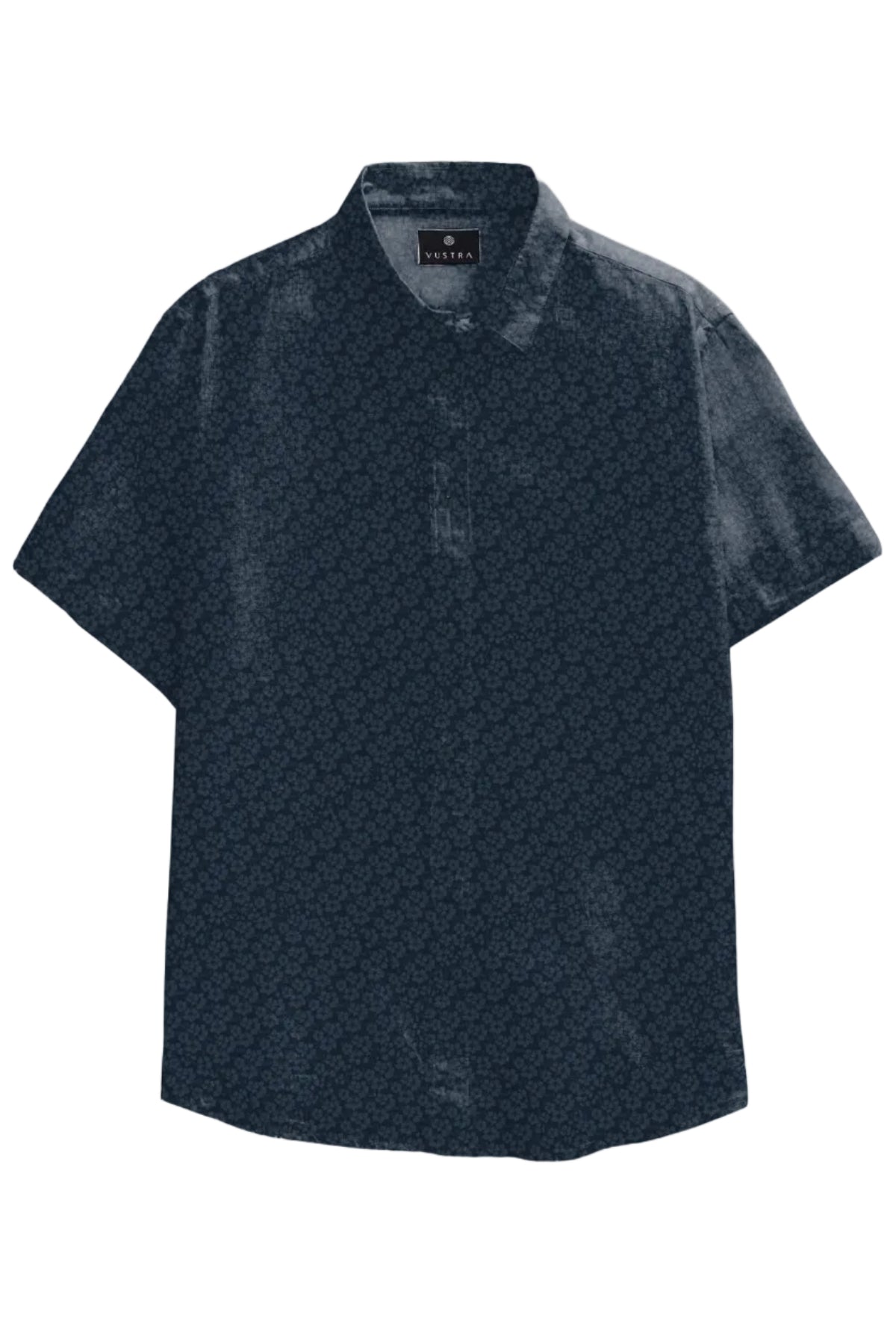 Vustra Hibiscus Shirt in Navy
