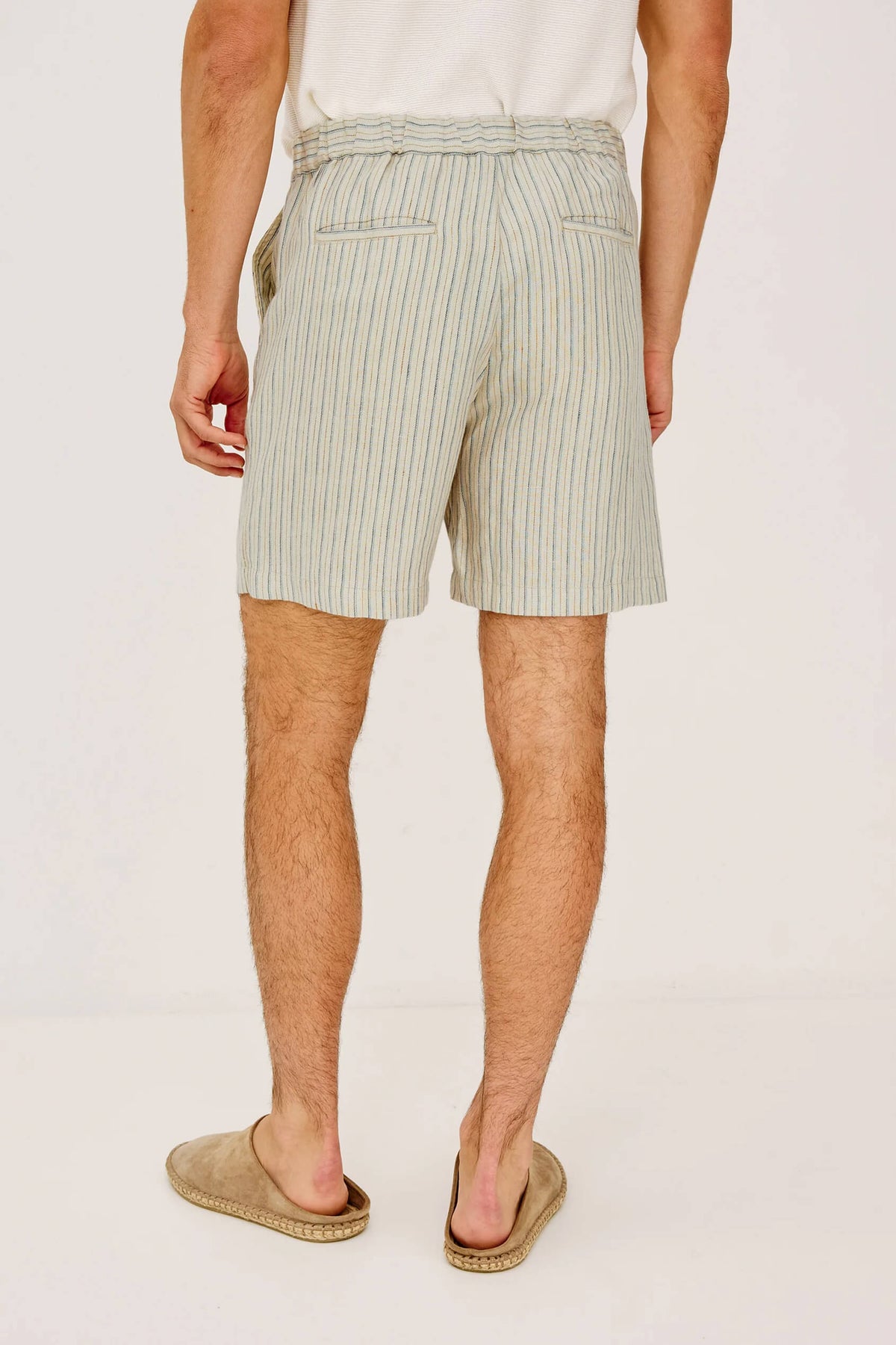 Rails Wilson Short in Ecrus Multi Stripe