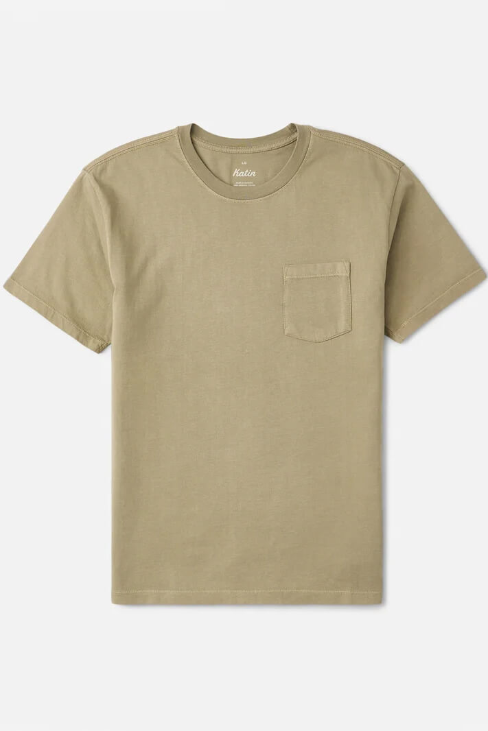 Katin Base Tee Olive Vintage Wash
