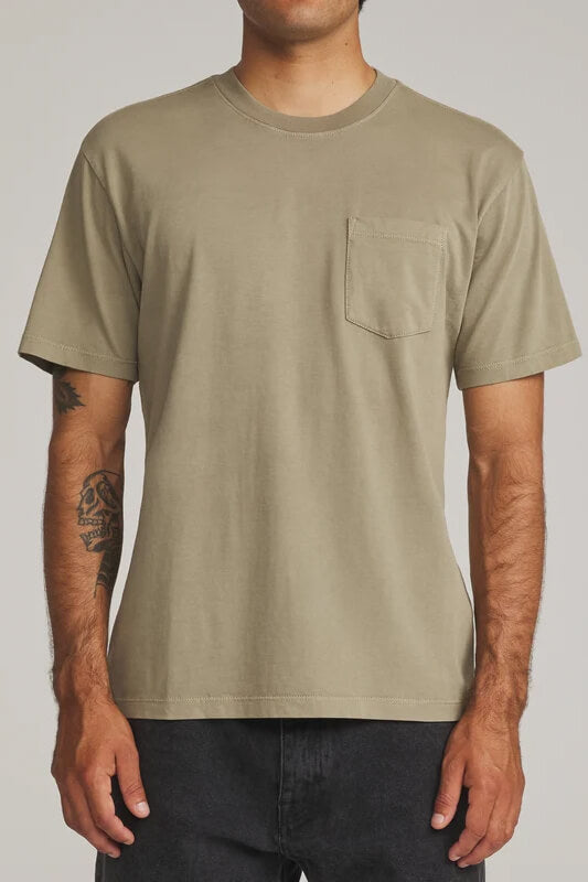 Katin Base Tee Olive Vintage Wash