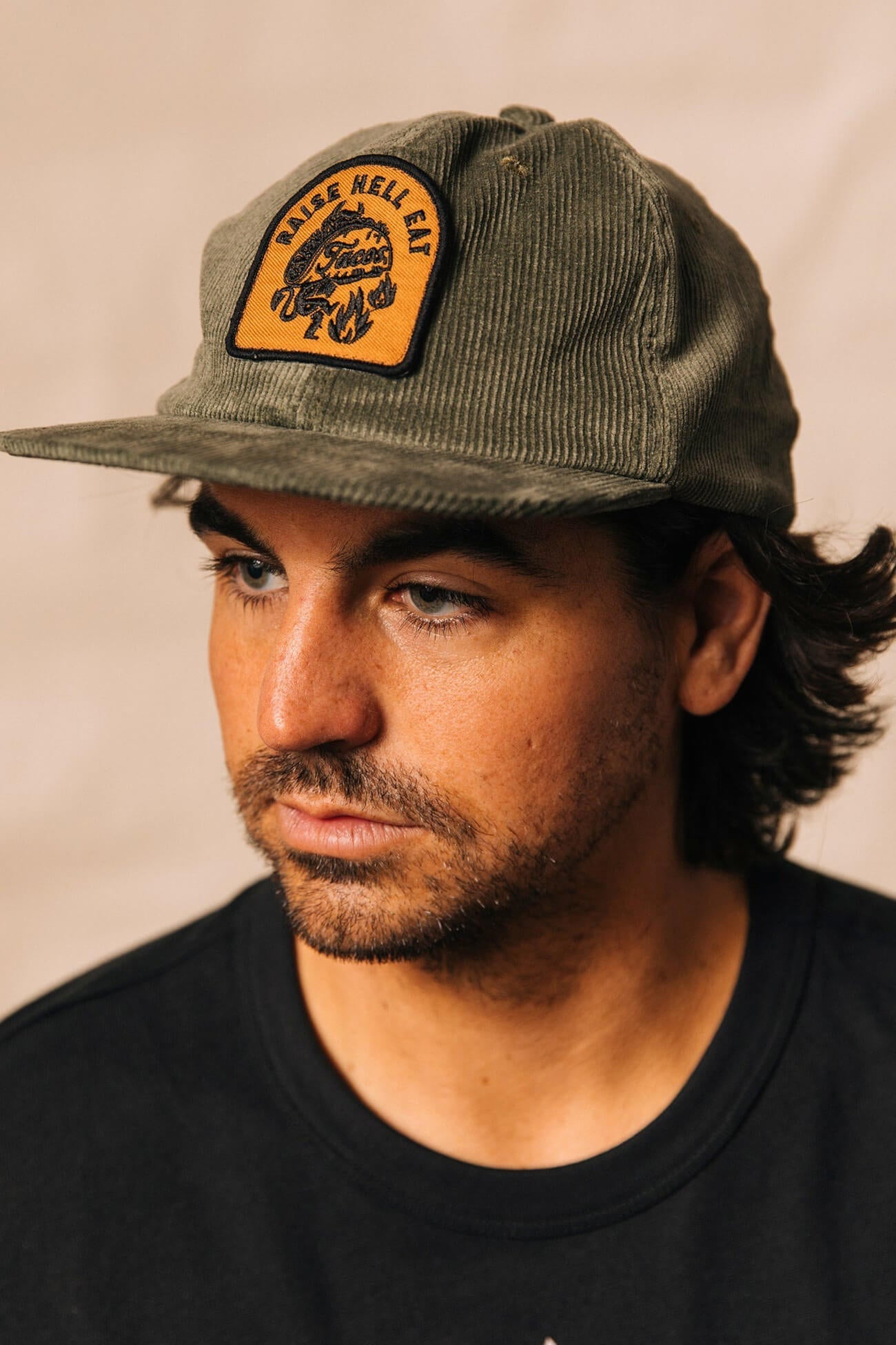 raise hell eat tacos hat